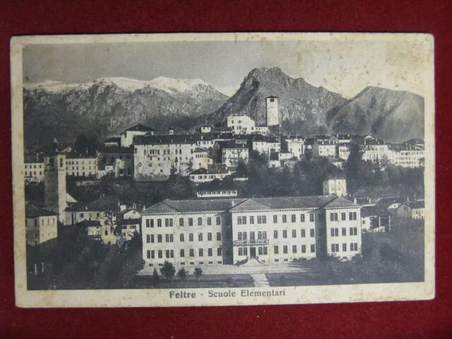 FELTRE Scuole Elementari anni 30, viaggiata #13187