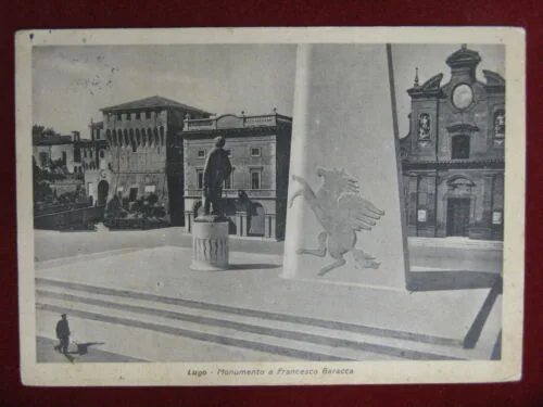 Lugo Monumento a Francesco Baracca anni 50 viaggiata FG #13000