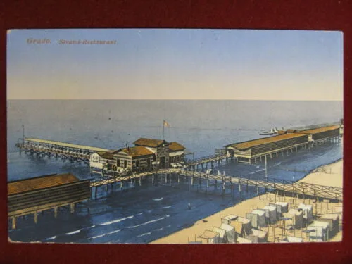 Grado Strand Restaurant- anni 10, viaggiata #13812