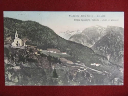 Madonna della Neve Solezzo anni 10 viaggiata #13085