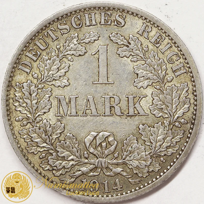 GERMANIA 1 Marco 1914 A argento #1766
