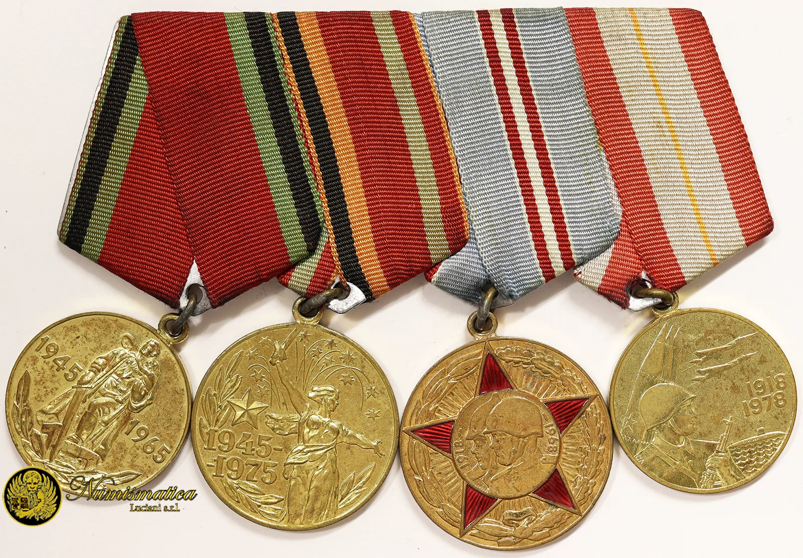 Medagliere 4 medaglie Russia  CCCP 1965 – 1975 – 1968 – 1978 #KG74