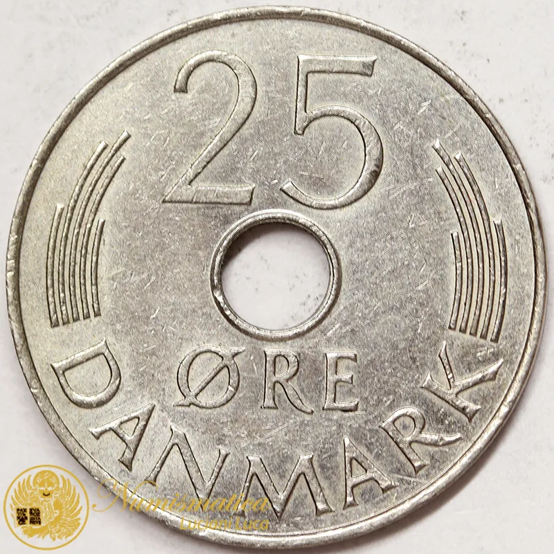 DANIMARCA 25 ORE 1977 MARGRETHE II #1824