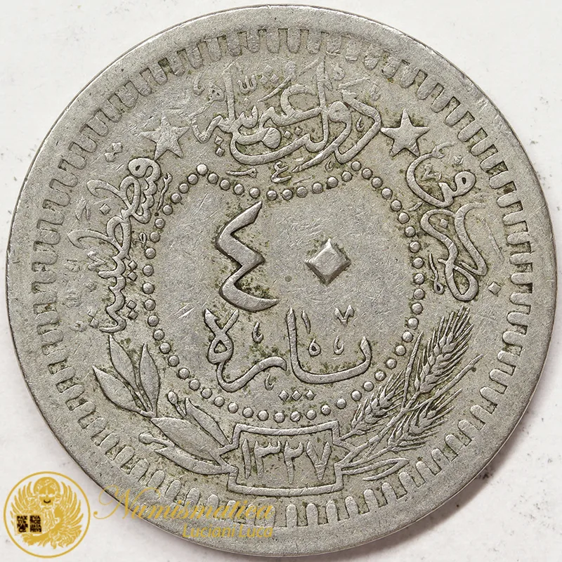 TURCHIA  40 para Anni 10 AH1327 #1834