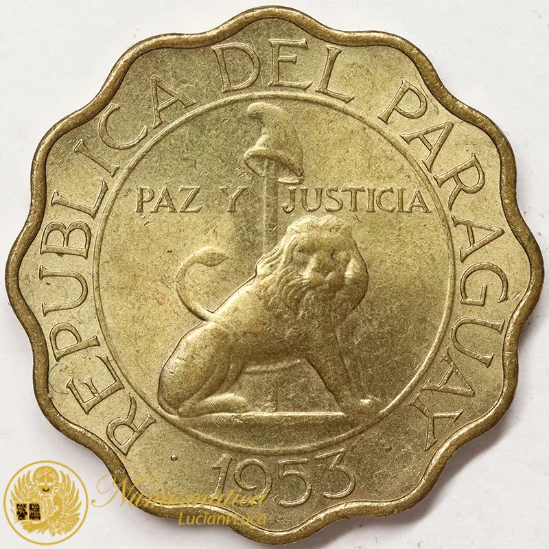 PARAGUAY 50 Centimos 1953 #1836