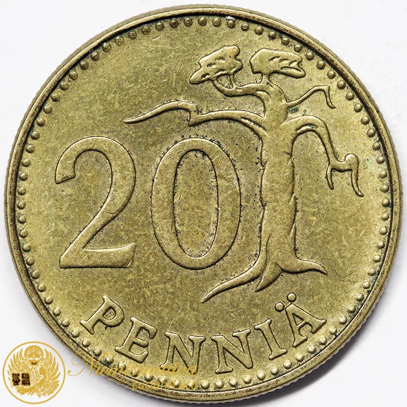 FINLANDIA 20 MARKKAA 1963 S #6090