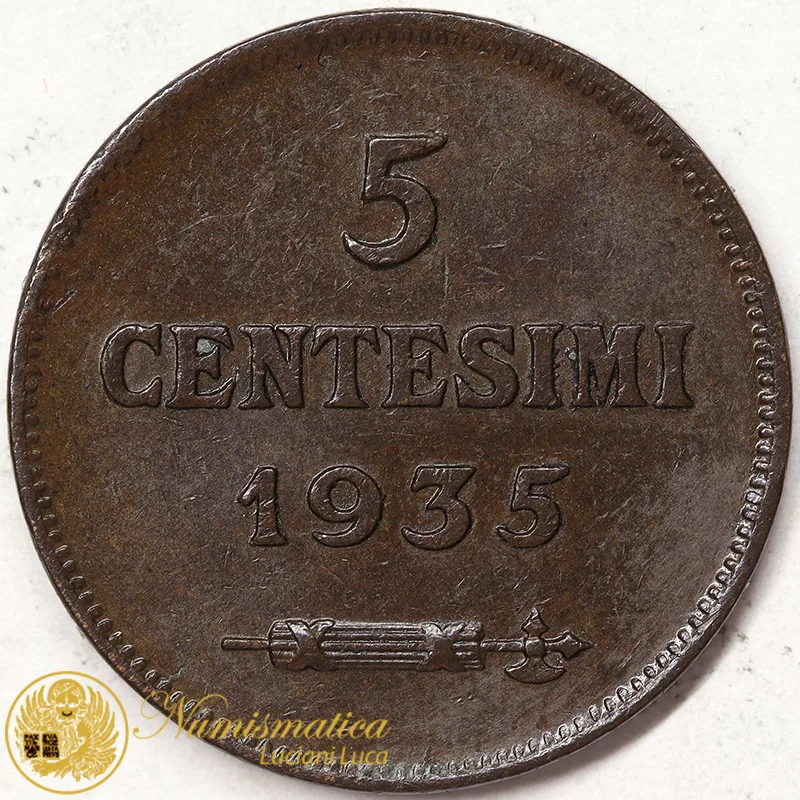 SAN MARINO 5 Centesimi 1935 #1872