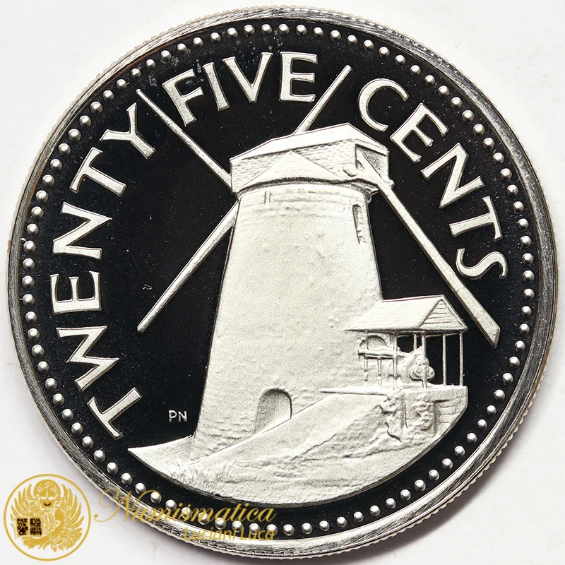 Barbados 25 Cents 1975 Mulino #6127
