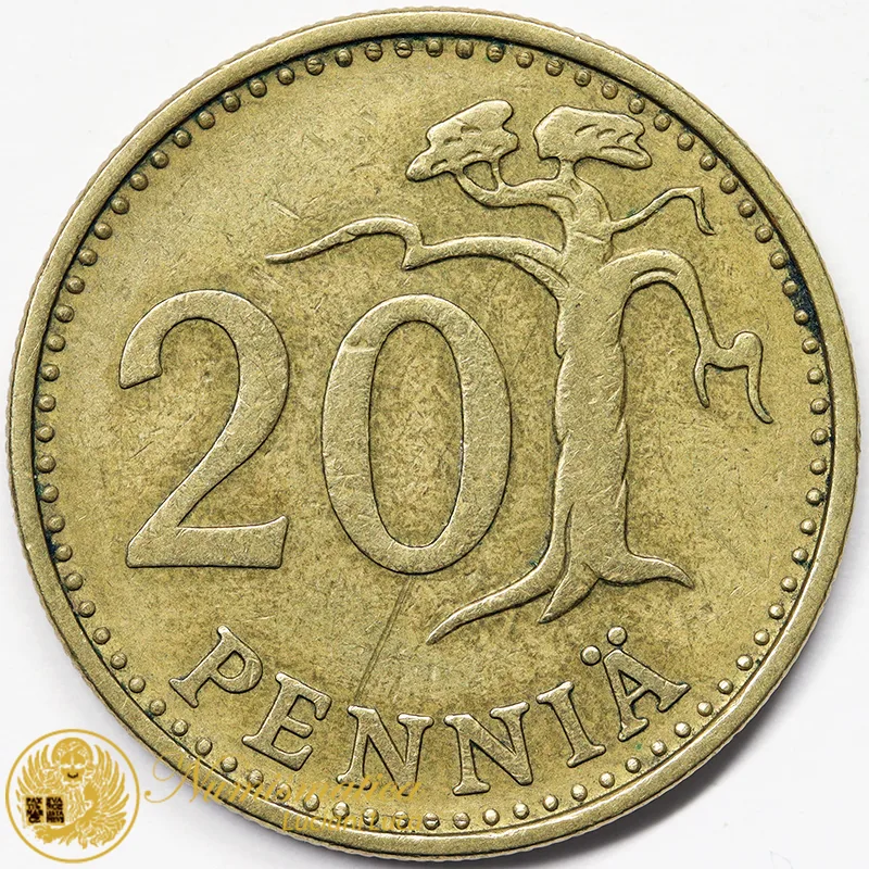 FINLANDIA 20 MARKKAA 1964 S #6130