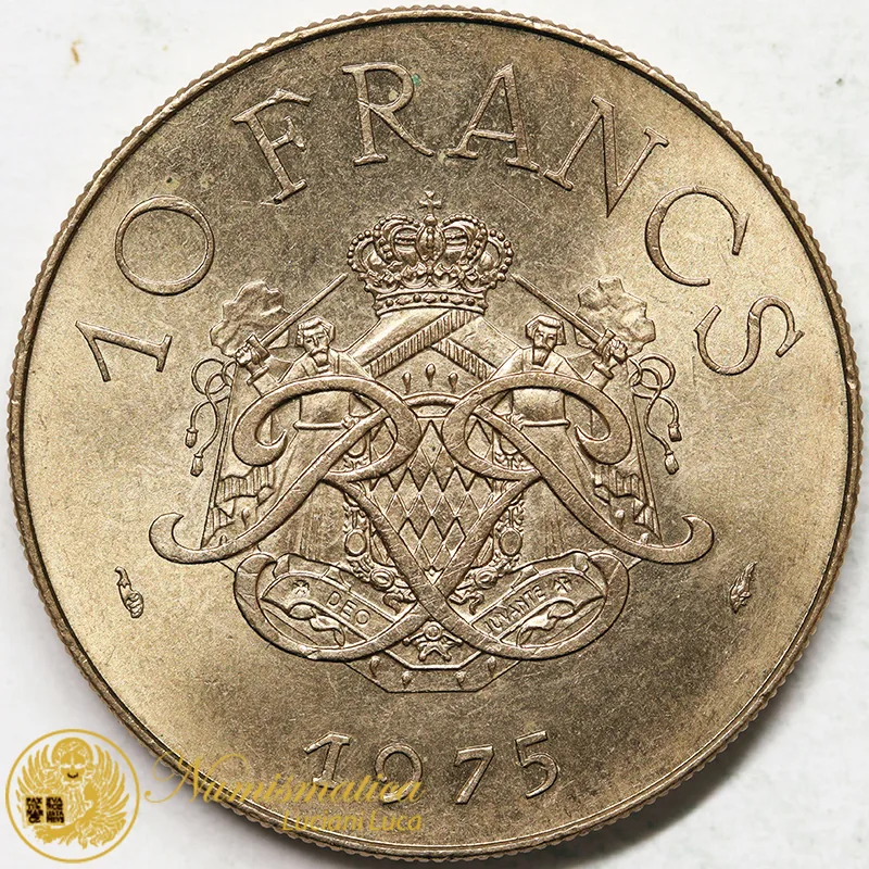 MONACO 10 FRANCHI 1975 RANIERI III #6147