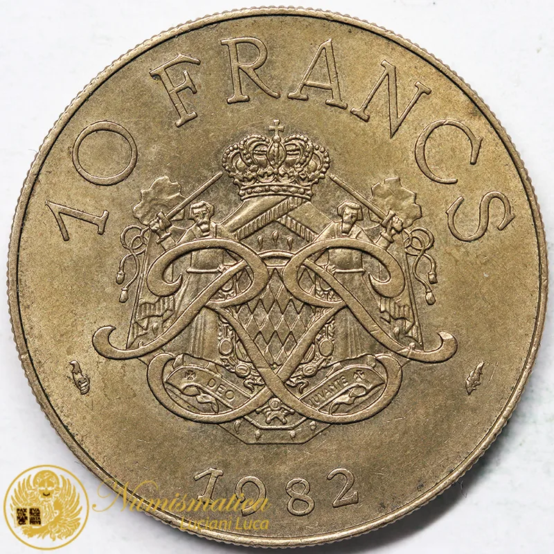 MONACO 10 FRANCHI 1982 RANIERI III #6156