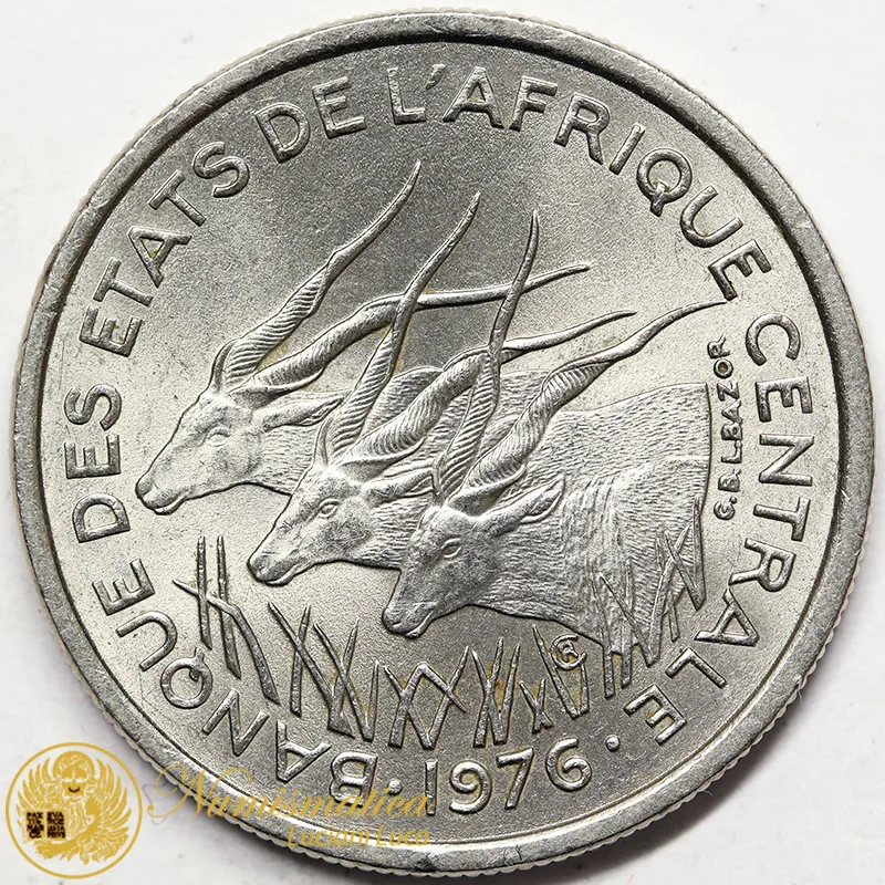 Africa Centrale (BEAC) 50 Franchi 1976 E #6170