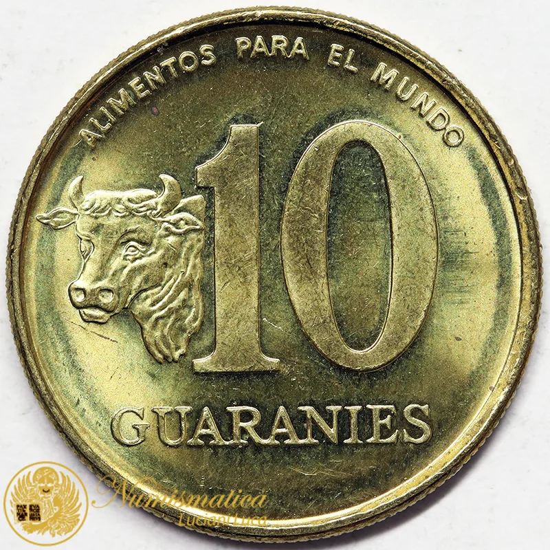 PARAGUAY 10 Guaranies 1996 Fdc #6203