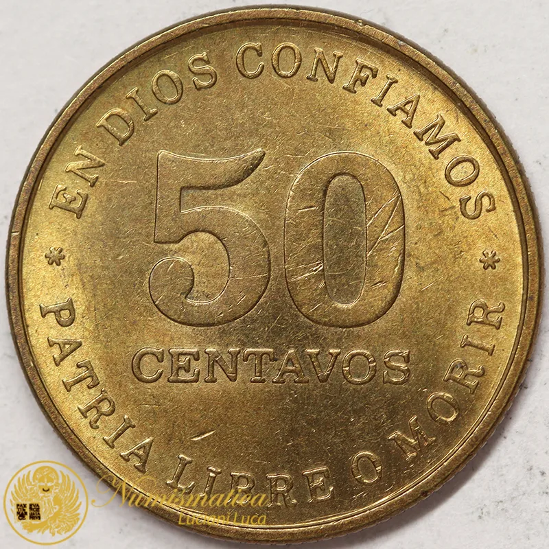 Nicaragua 50 Centavos 1987 #1953
