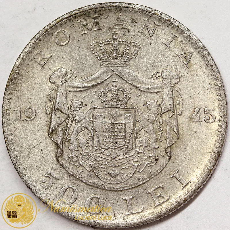 ROMANIA 500 LEI 1945 Michele I KM# Pn281 #2043