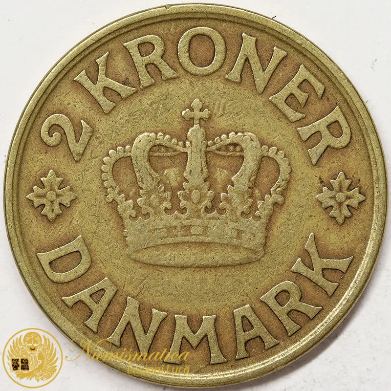 DANIMARCA 2 Corone 1925 #2075