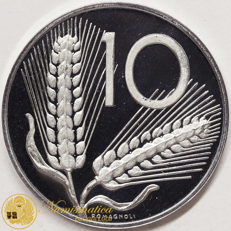 ITALIA 10 LIRE 1998 Spiga PROOF #2083