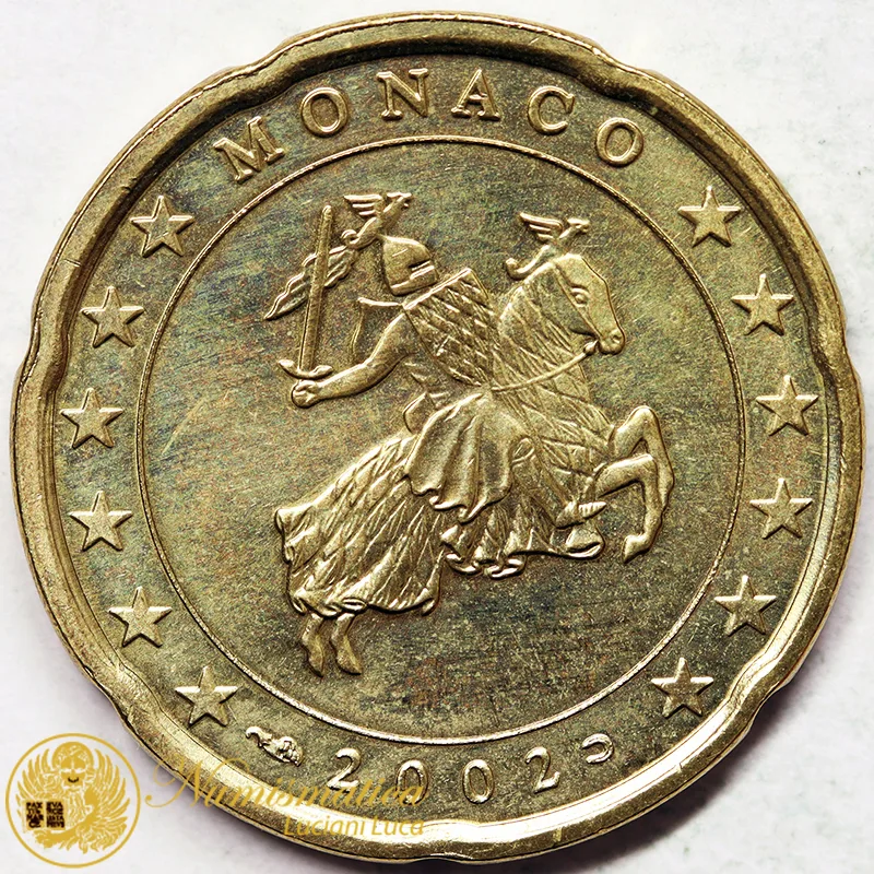 MONACO 20 CENT 2002 #6275