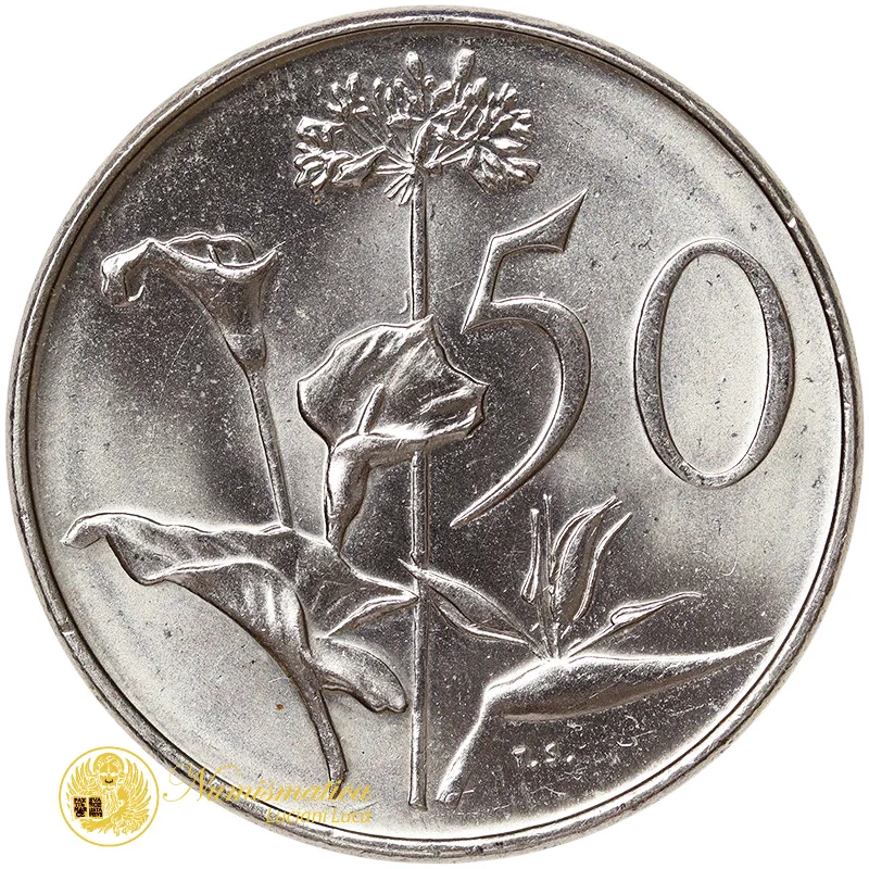 SUDAFRICA 50 CENTS 1973 #2115