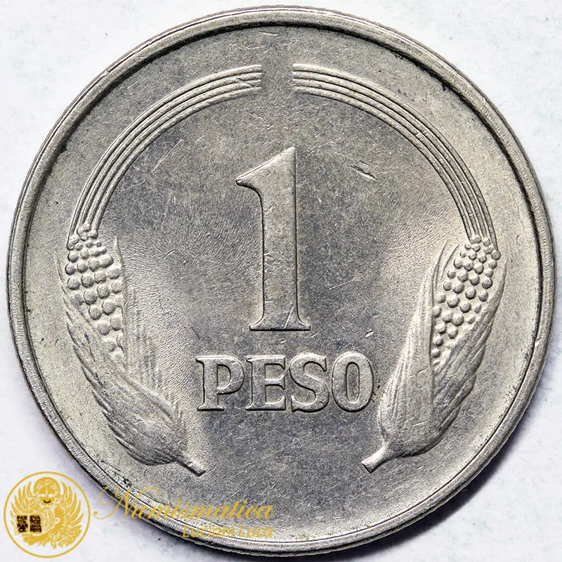 COLOMBIA 1 PESO 1977 SIMON BOLIVAR #6324