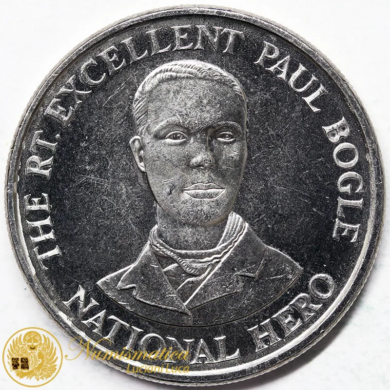 GIAMAICA 10 CENTS 1993 PAUL BOGLE #6334