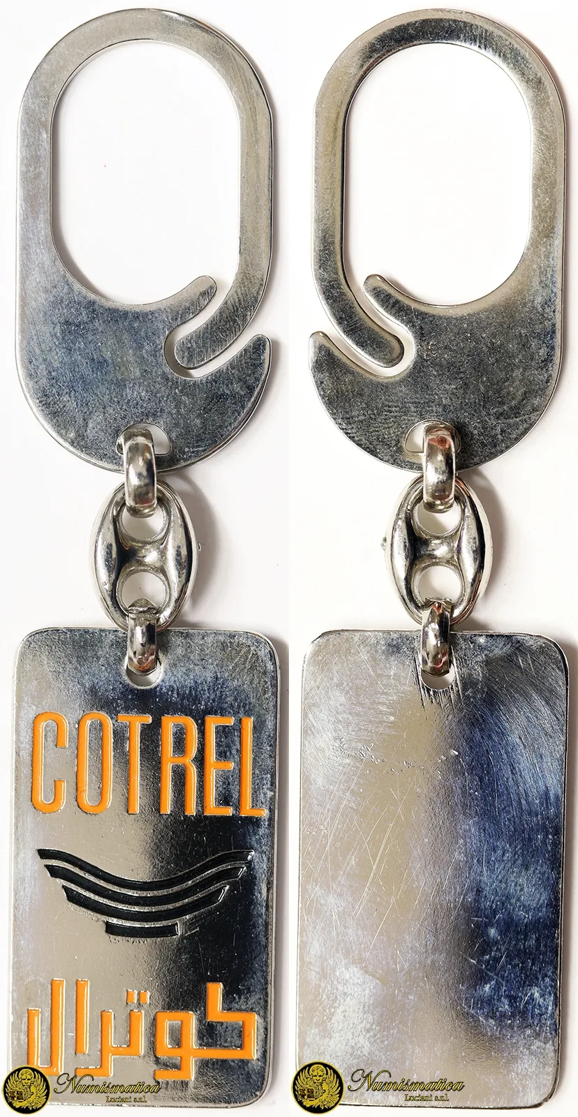 Portachiavi Cotrel con smalti 45×25 mm #KP1024