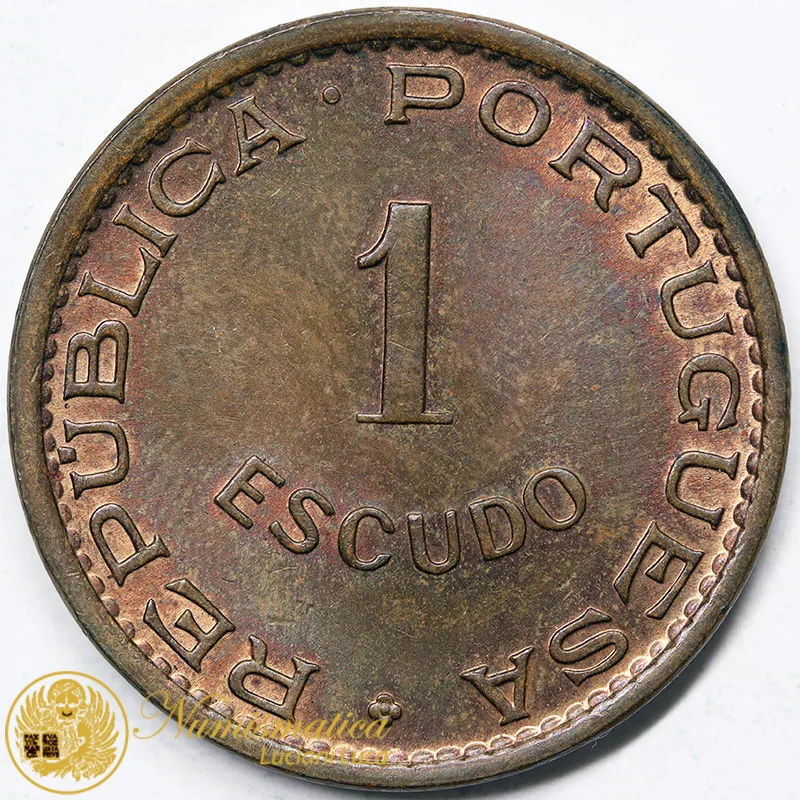 ANGOLA 1 ESCUDO 1974 ANGOLA Colonia Portoghese #6374