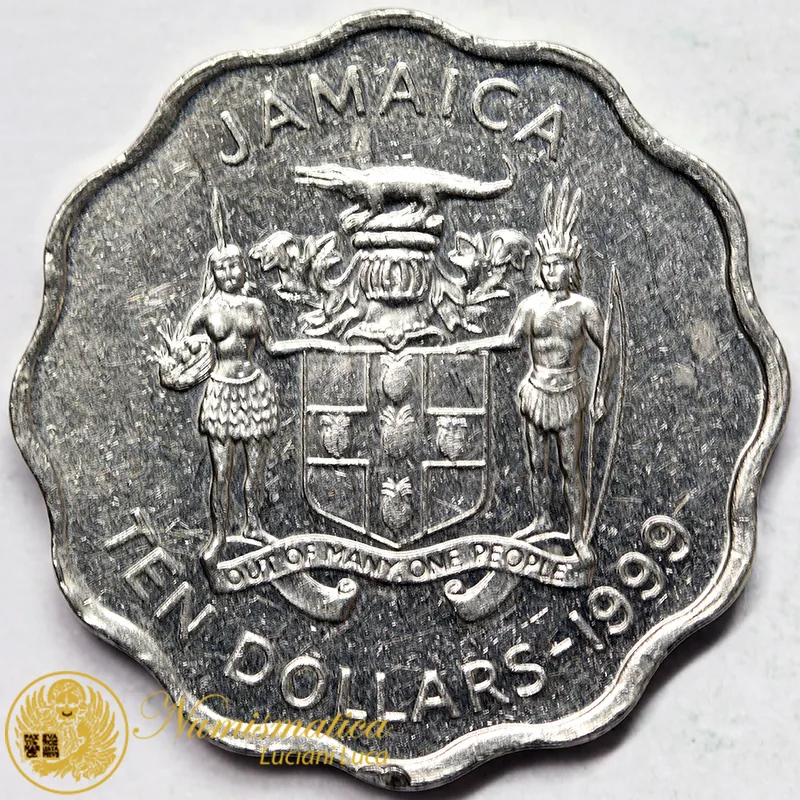 GIAMAICA 10 DOLLARI 1999 #6404