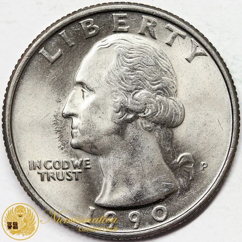 STATI UNITI 1/4 DOLLARO 1990 P #6406