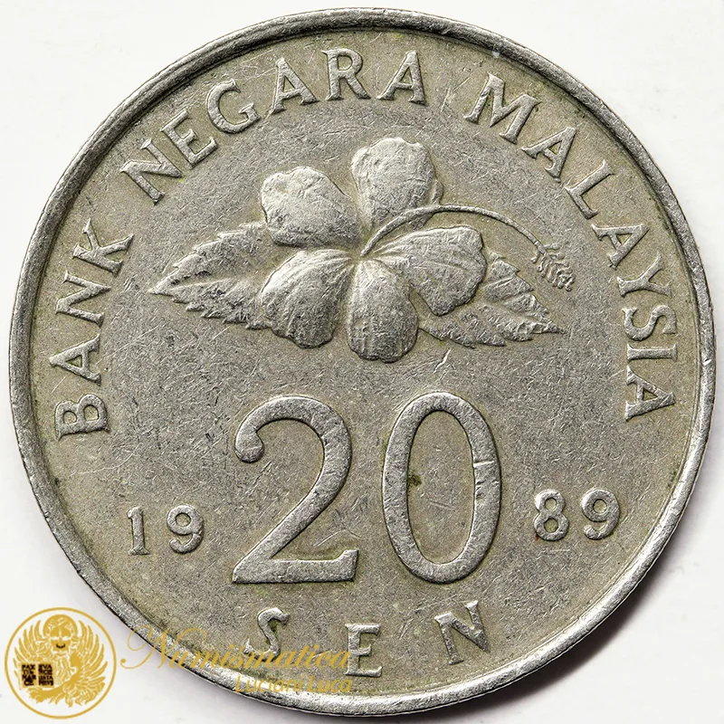 MALESIA 20 SEN 1989 #6429