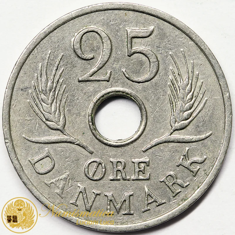 DANIMARCA 25 ORE 1967 FREDERIK IX #6432