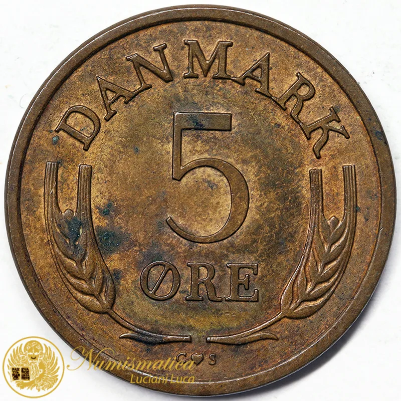 DANIMARCA 5 ORE 1963 FREDERIK IX #6463