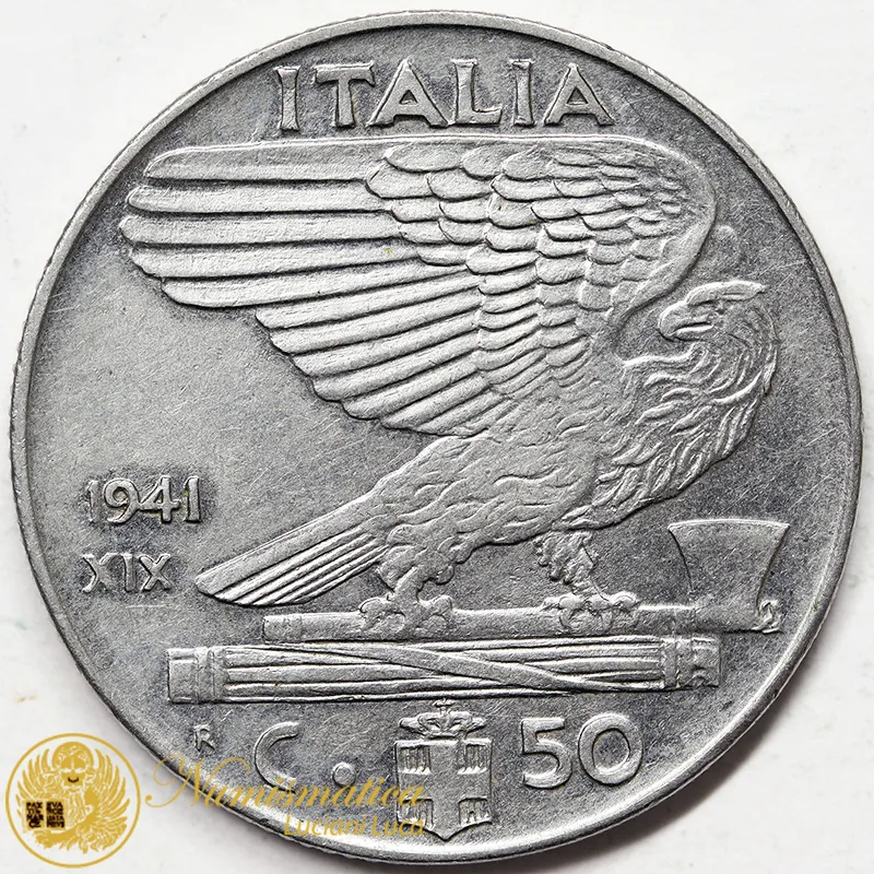 VITTORIO EMANUELE III 50 CENTESIMI 1941 #6494