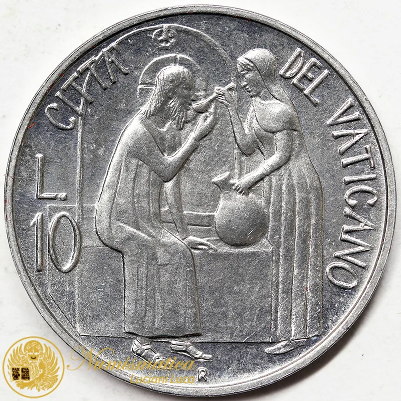 VATICANO 10 LIRE 1981 ANNO III GIOVANNI PAOLO II Fdc #6527