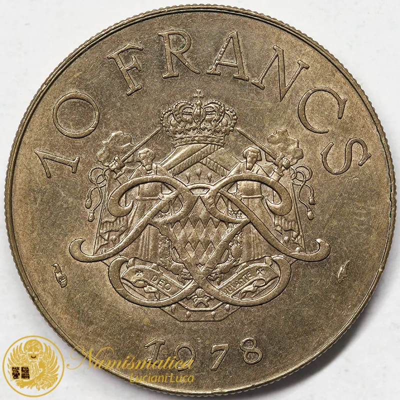 MONACO 10 FRANCHI 1978 Ranieri III #6540