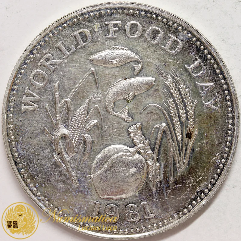 Filippine 25 Piso 1981 FAO argento #2360