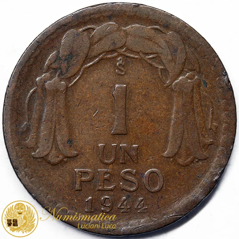 CILE 1 Peso 1944 #6543