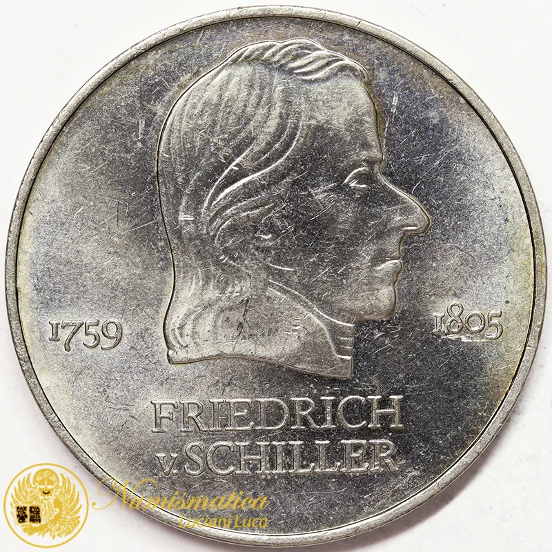 Germania DDR 20 Marchi 1972 Friedrich von Schiller #4060