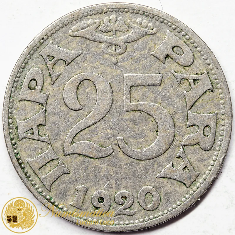 JUGOSLAVIA 25 Para 1920 #6588