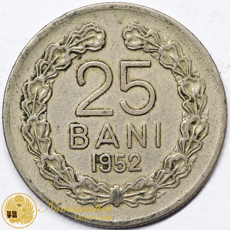 ROMANIA 25 Bani 1952 #6607