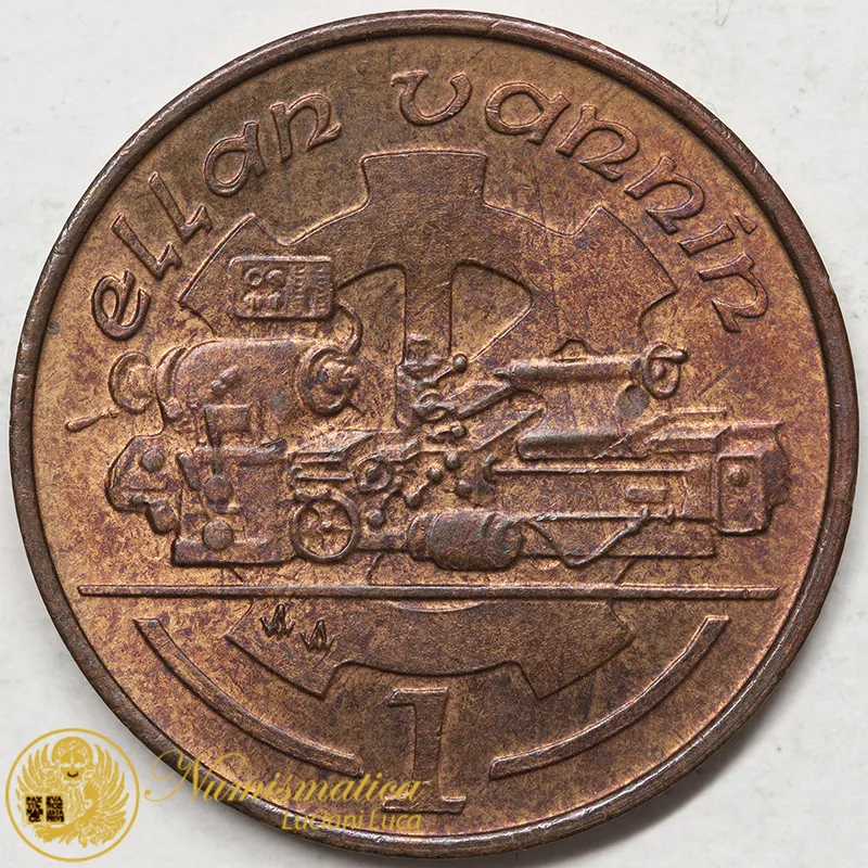 ISOLA DI MAN 1 PENNY 1990