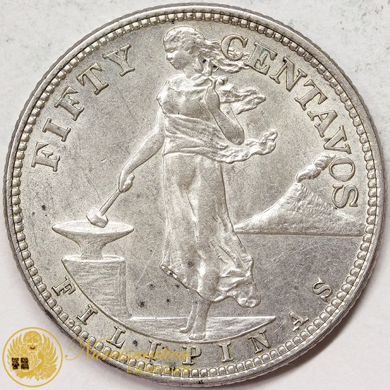 Filippine 50 Centavos 1944 S United States Administration #2998