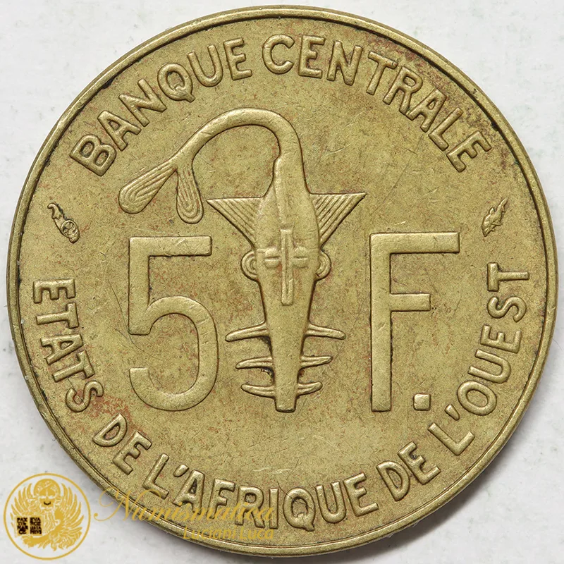 Africa Occidentale (BCEAO) 5 FRANCHI 1977 #6653
