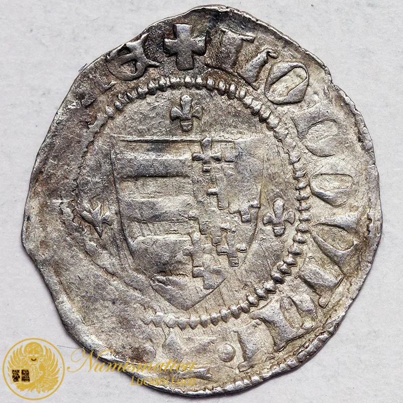 UNGHERIA Obolo LUIGI I il Grande 1342-82 RARA #6666