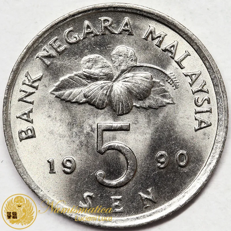 MALESIA 5 SEN 1990 #6679