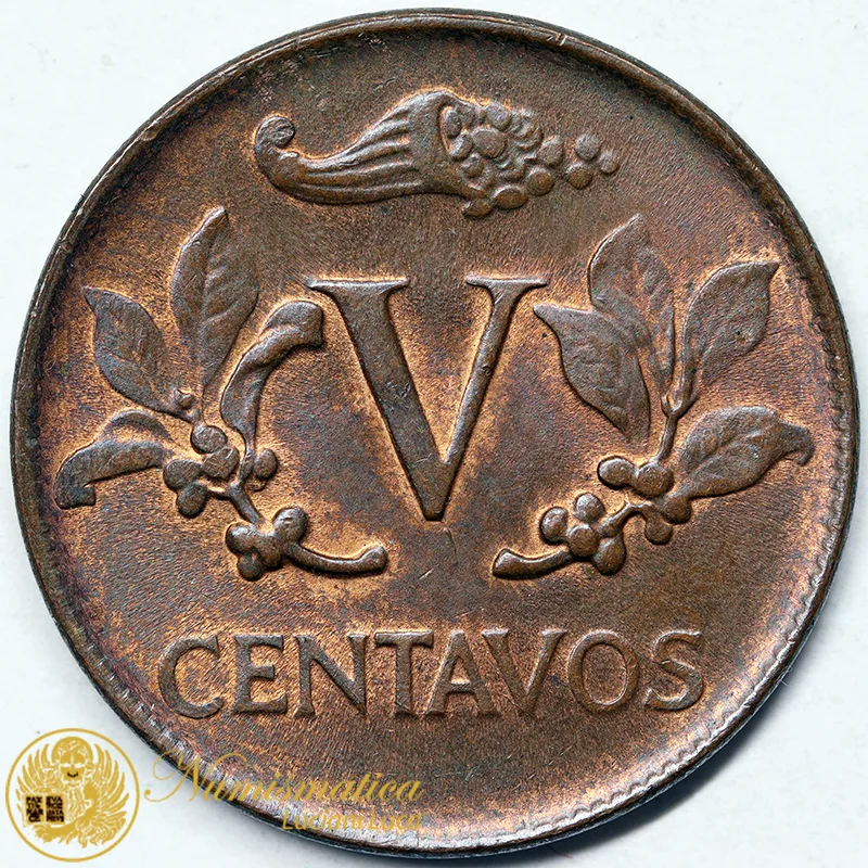 COLOMBIA 5 CENTAVOS 1971 #6685