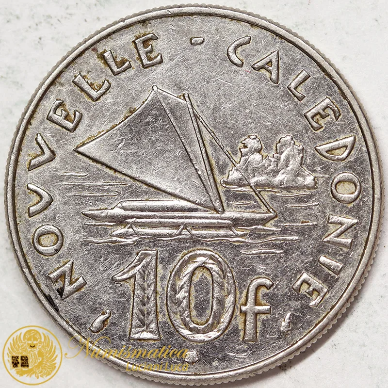 NUOVA CALEDONIA 10 Franchi 1986 Q.Fdc #3036