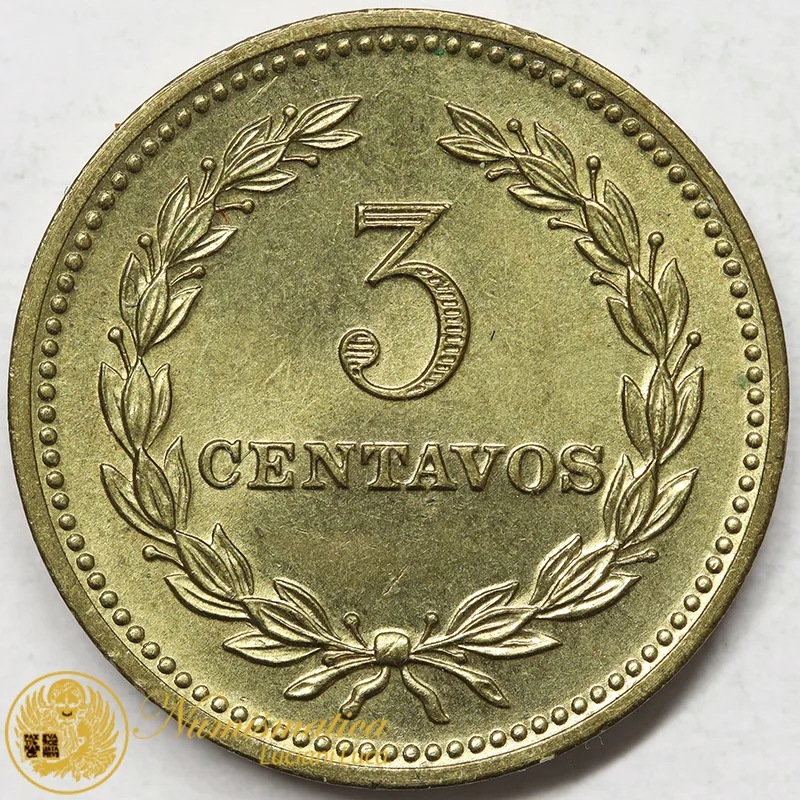 EL SALVADOR 3 CENTAVOS 1974 #6704