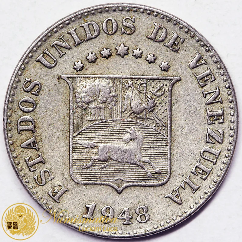 VENEZUELA 5 CENTIMOS 1948 #6713