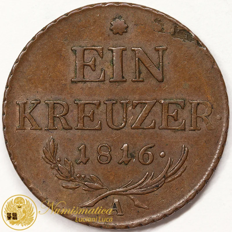 AUSTRIA 1 Kreuzer 1816 A FRANCESCO I KM 2113 #3050